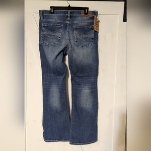 Cody James Silverton men's boot cut jeans, 34x30, light medium wash